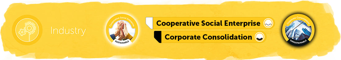 Cooperative Social Enterprise vs Corporate Consolidation
