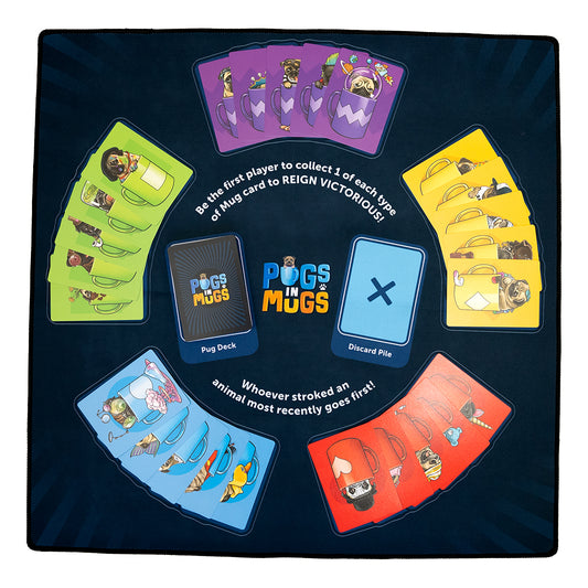 Pugs in Mugs Playmat